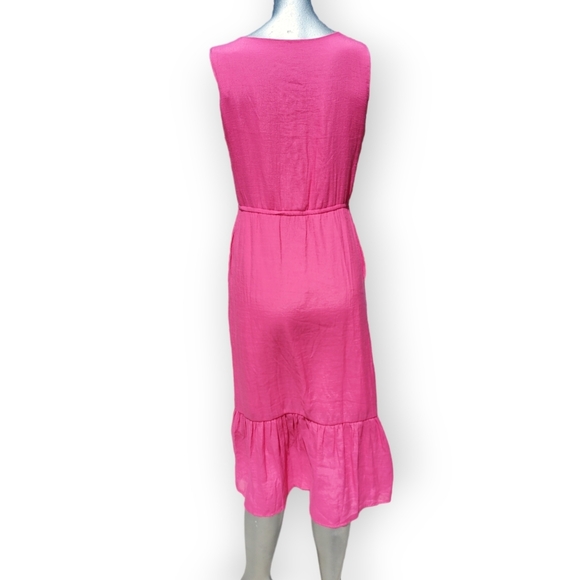Nanette Lepore Barbie Pink Midi Dress - Picture 5 of 11